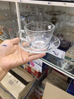 Bộ đĩa + tách cafe ug310 ( bộ 6c )