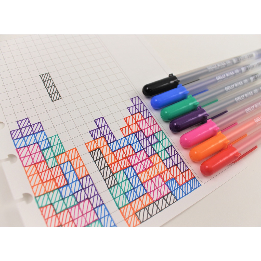 Bút bi Gel Sakura Gelly Roll Classic 06 Fine Point - Ngòi 0.3mm