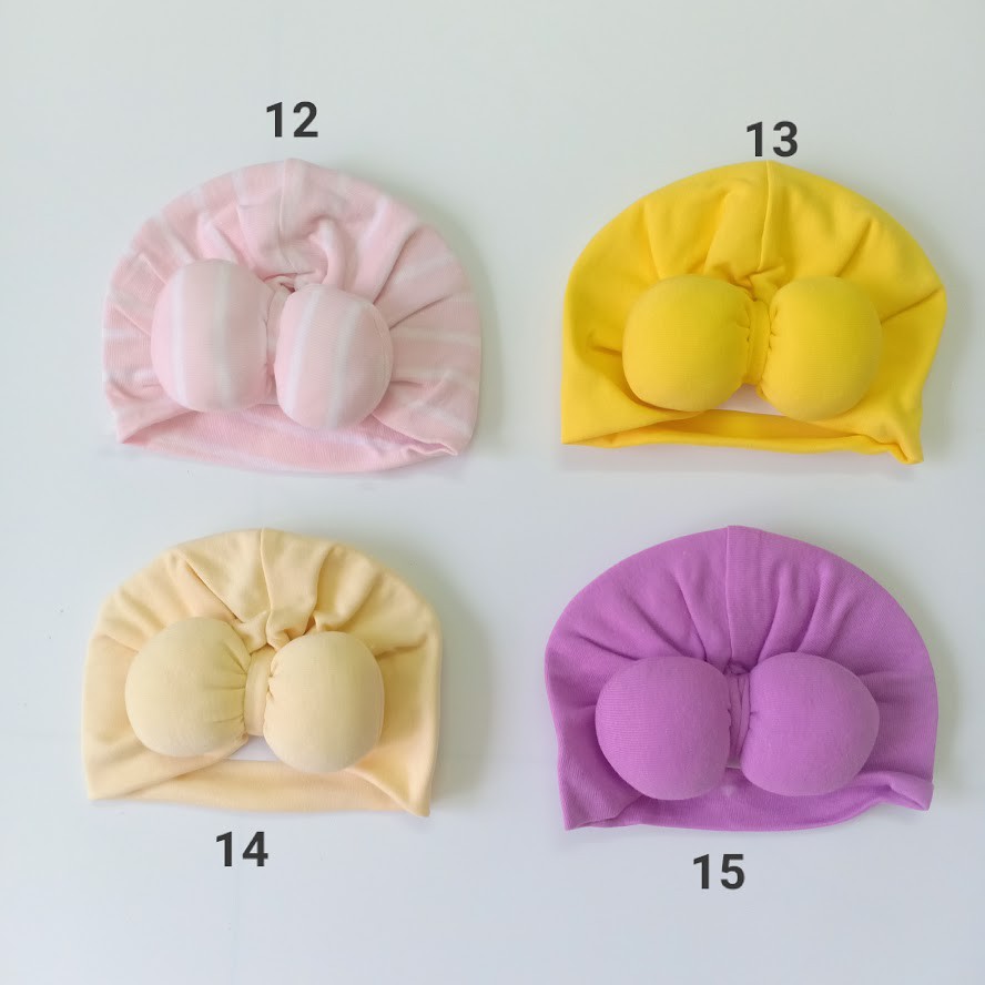 Nón Turban mẫu nơ lớn/ Mũ Turban cho bé gái/ Nón Ấn Độ