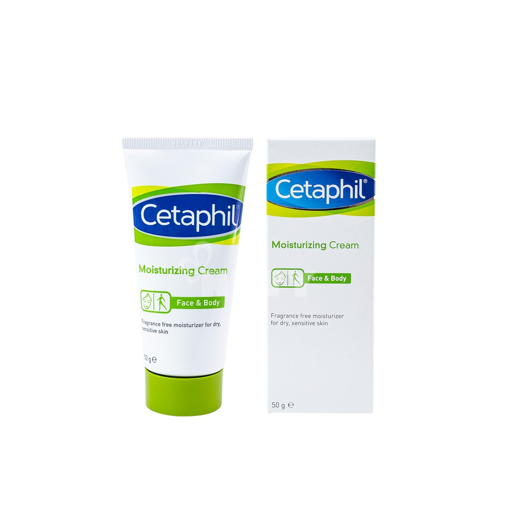 Cetaphil Face & Body Moisturizing Cream 50g - Kem dưỡng ẩm cho da khô, da nhạy cảm