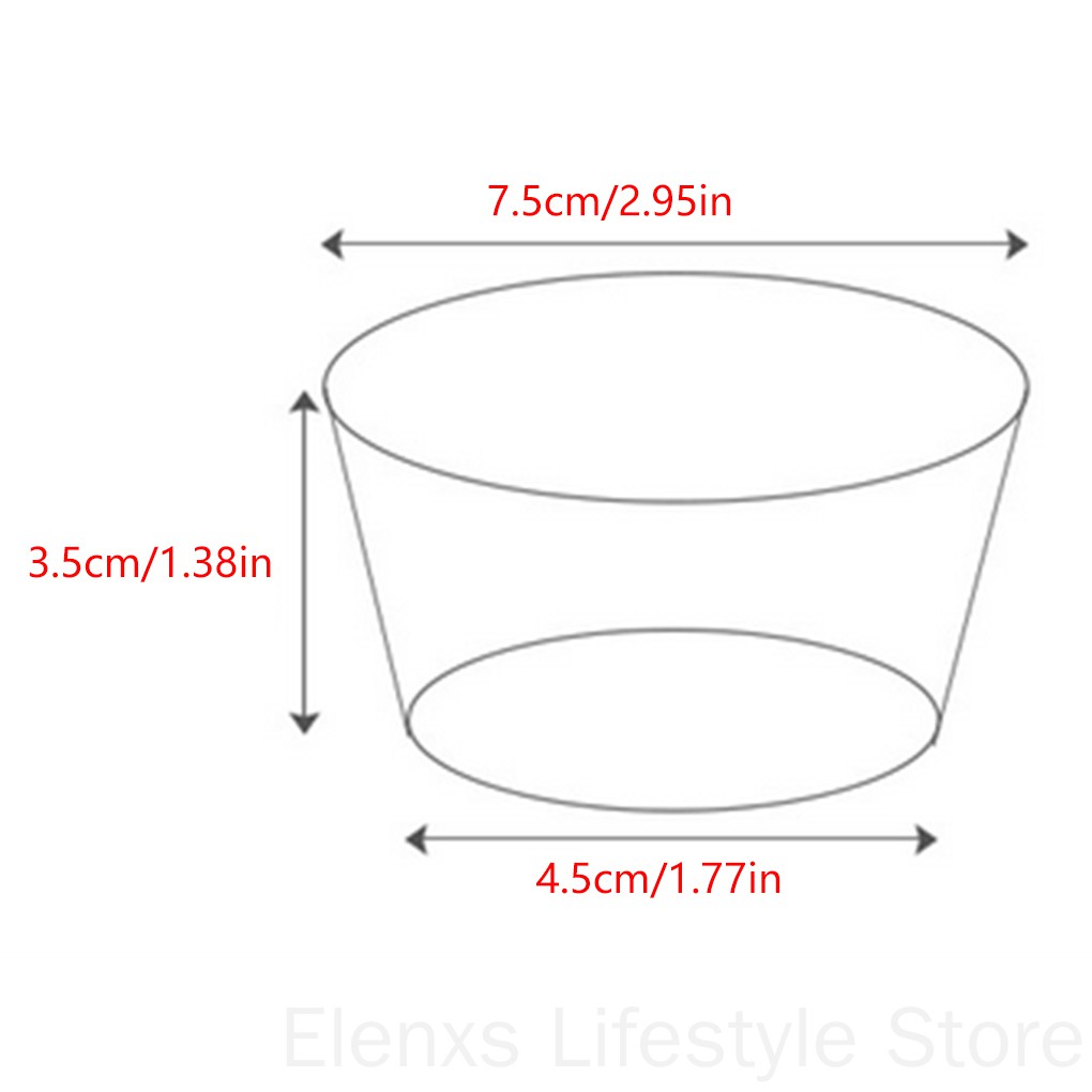 Set 100 cốc giấy làm bánh cupcake chống dính bền bỉ cao cấp