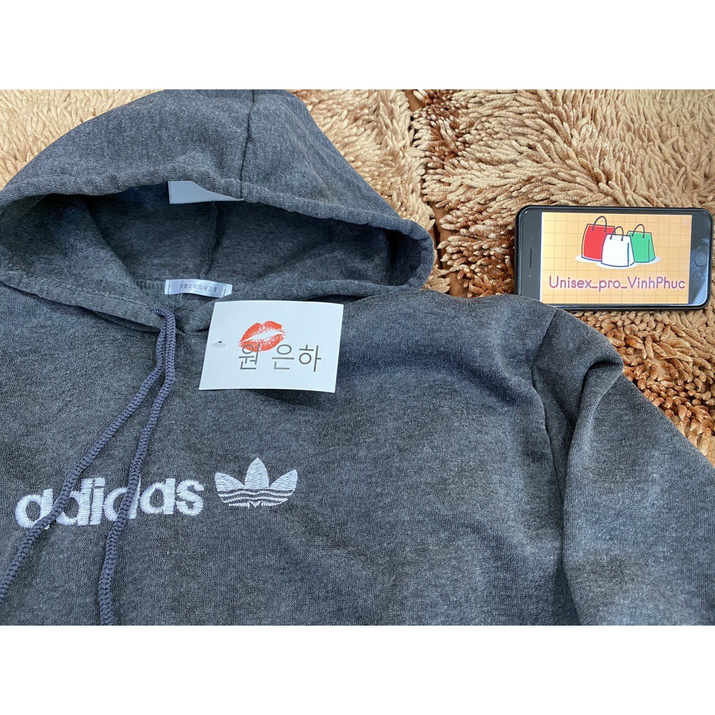 [ ÁO ĐÔI CHẤT ĐẸP MỚI VỀ T11 ] Áo Hoodie Nữ Áo Hoodie Nam Mặc Đôi Adidas Form Rộng Thêu Logo Có Mũ Chất Nỉ Dày Unisex | BigBuy360 - bigbuy360.vn