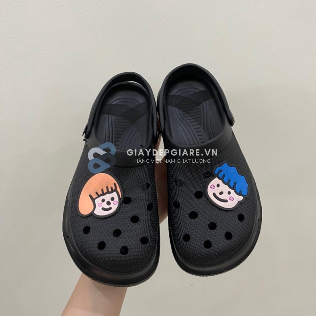 Dép Sục Crocs Cao Cấp Sticker Dễ Thương Siêu Nhẹ Thoáng Chân[SUC301stickerNAMNU] - Giaydepgiare.vn