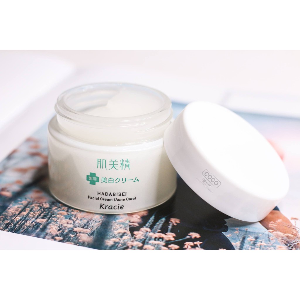 [HÀNG NHẬT CHÍNH HÃNG] ❤️Kem Dưỡng Da Mụn Kracie Hadabisei Facial Cream Nhật Bản 50g❤️❤️❤️