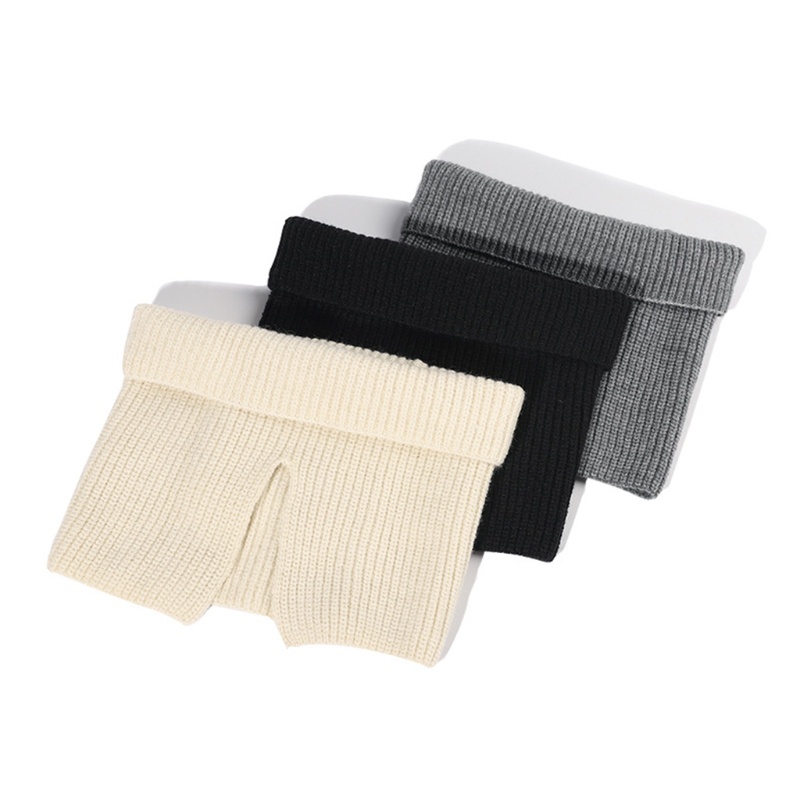 Khăn Choàng Cổ Giả Khăn Choàng Cổ Màu Trơn Chống Gió Có Thể Tháo Rời