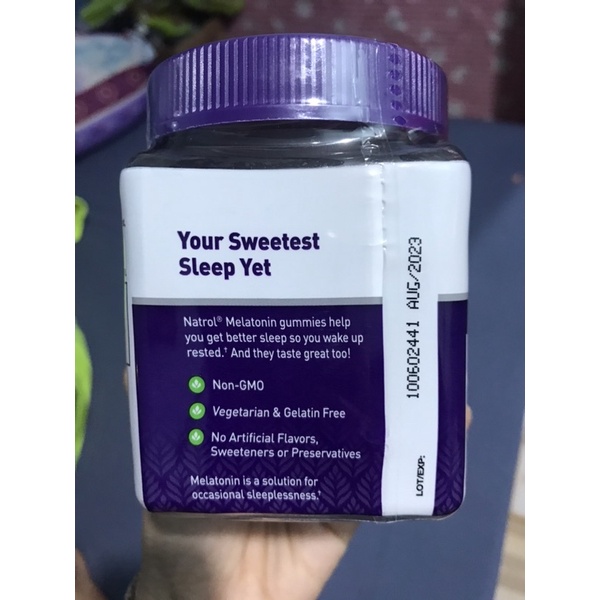 kẹo dẻo ngủ ngon Natrol Melatonin Sleep 90 viên (cam kết chính hãng Mỹ)