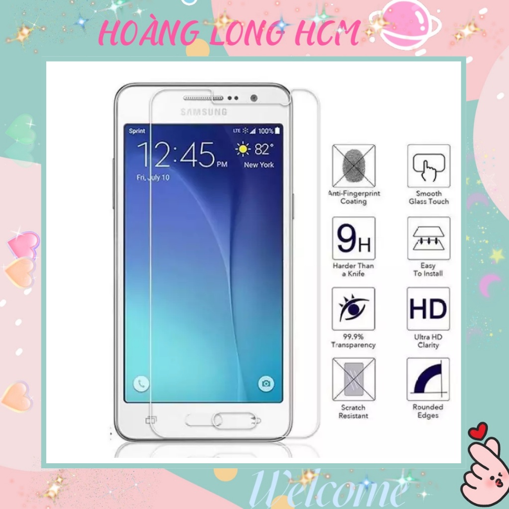 Kính Cường Lực Trong Suốt- 2.5D Samsung J4-J6-J8-J4Plus-J4Cor-J6Plus- A5(2016)-A5(2017)-A7(2016)-A7(2017).