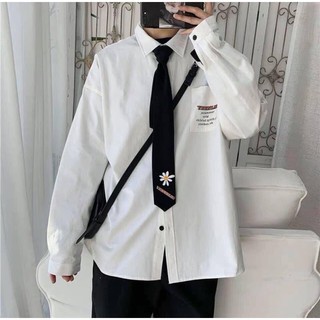 Áo sơ mi SUMMER kèm cà vạt hoa cúc