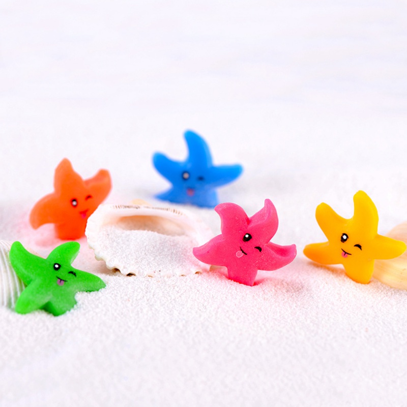 Set 5 Mô Hình Sao Biển Mini Trang Trí Sân Vườn
