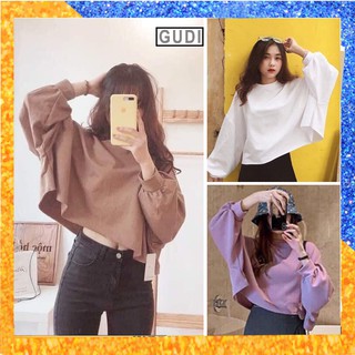 Áo Croptop Bigsize, Áo Croptop Nữ Tay Phồng Cao Cấp