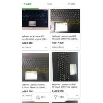 Hầu hết là hợp lý cho... Nút Bàn Phím Thay Thế Chất Lượng Cao Cho Asus GL553VD GL553VE GL553V GL553V