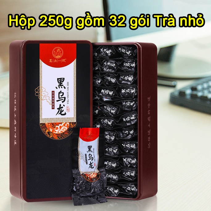 Hộp 250g Trà Hắc Ô Long - Trà ngon giúp giảm cân hiệu quả