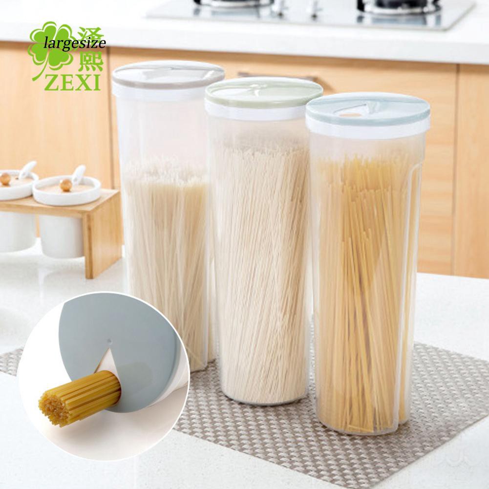 Hộp có nắp bịt kín dùng bảo quản mì pasta, các loại hạt, đậu, ngũ cốc tiện lợi