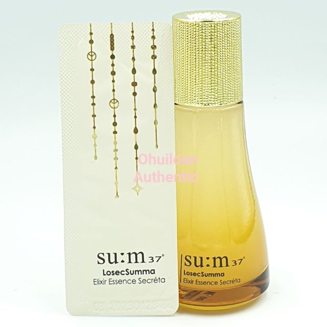Combo 10 gói tinh chất nước thần trẻ hóa làn da su:m37 losec summa Elixir Essence Secréta