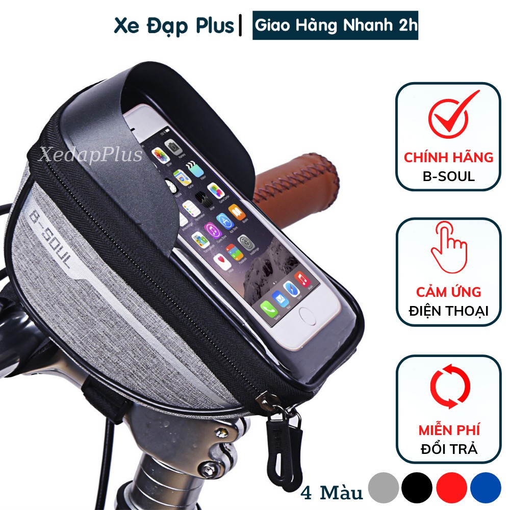 Túi xe đạp treo đầu khung xe đạp đựng điện thoại đồ cá nhân cao cấp B-soul