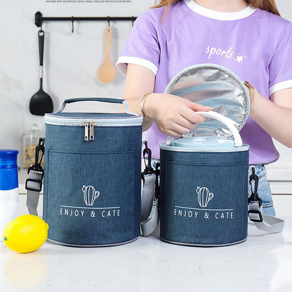 DORAW Túi Đựng Hộp Cơm Trưa Cách Nhiệt Thời Trang