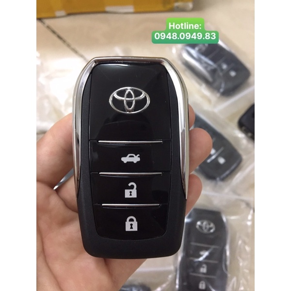 Vỏ khoá gập vios 2019-2020, hỗ trợ cắt đầu chìa bằng công nghệ CNC miễn phí