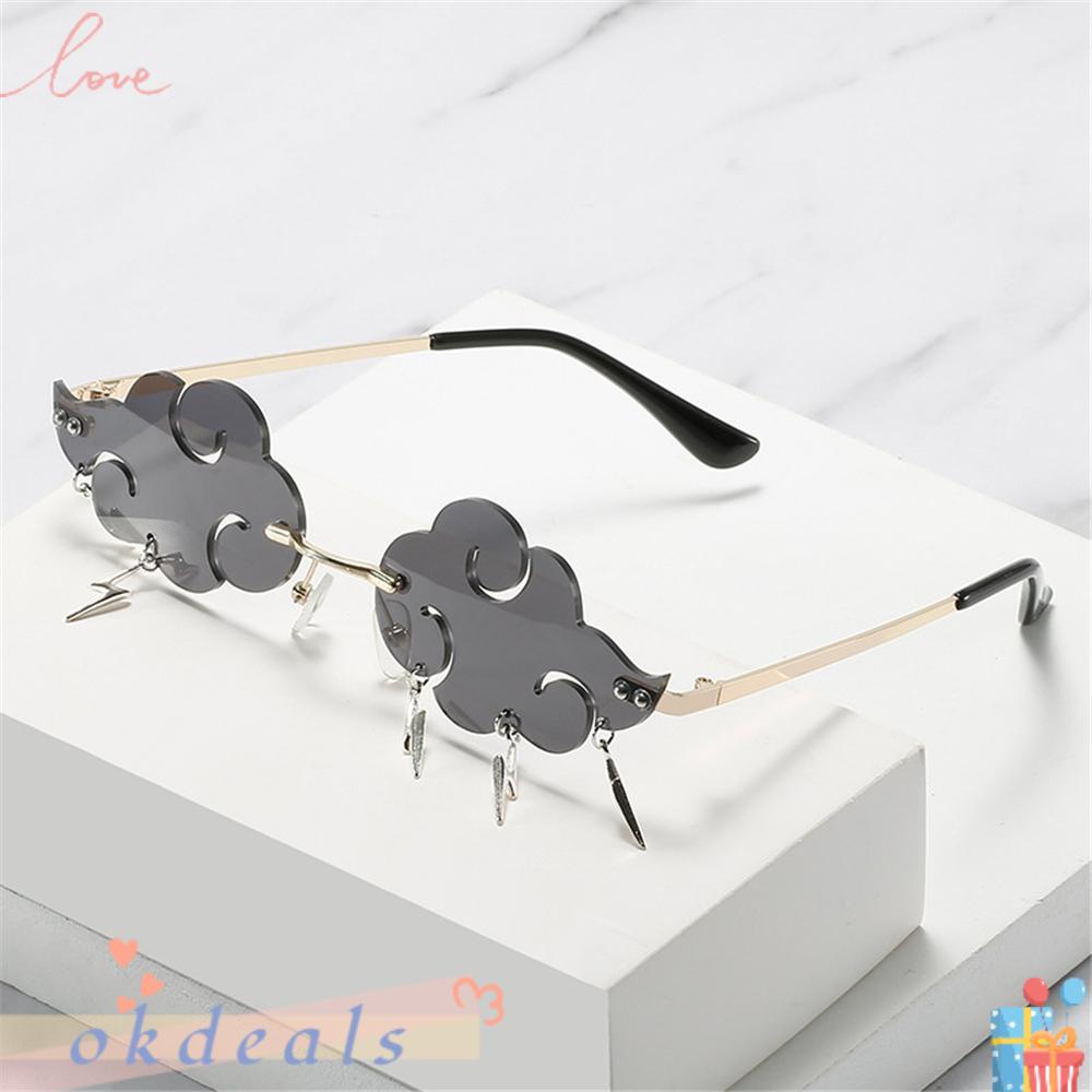 Kính Mát Không Gọng Phong Cách Thập Niên 90 Cho Nữ