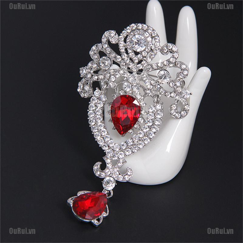 Ghim Cài Áo Hình Bông Hoa Lấp Lánh