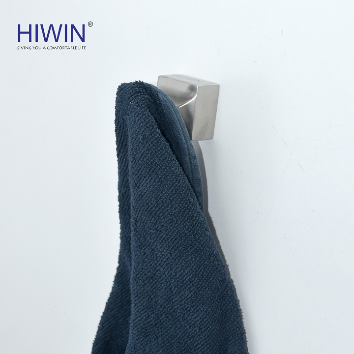 Móc treo khăn, quần áo inox 304 mặt mờ HIWIN Y-237