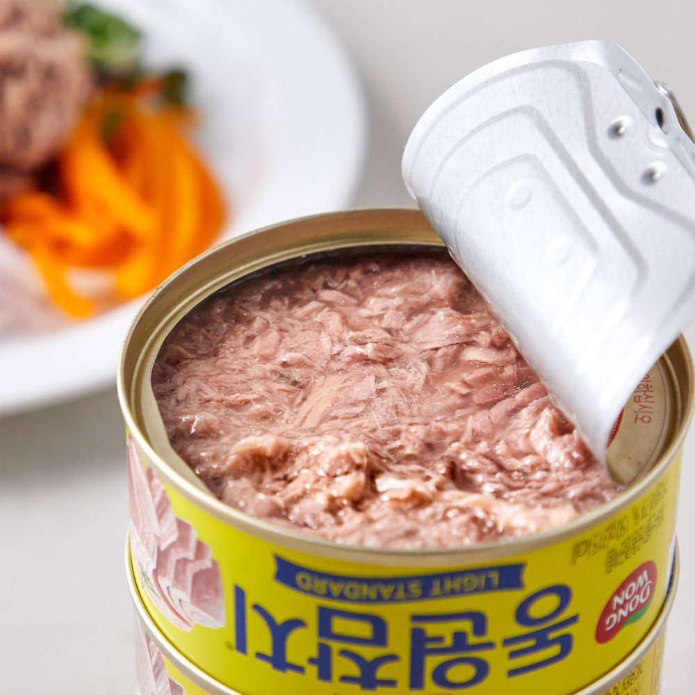 Cá Ngừ Trắng Ngâm Dầu Dongwon Lon 100g - Theo Công Nghệ Hàn Quốc