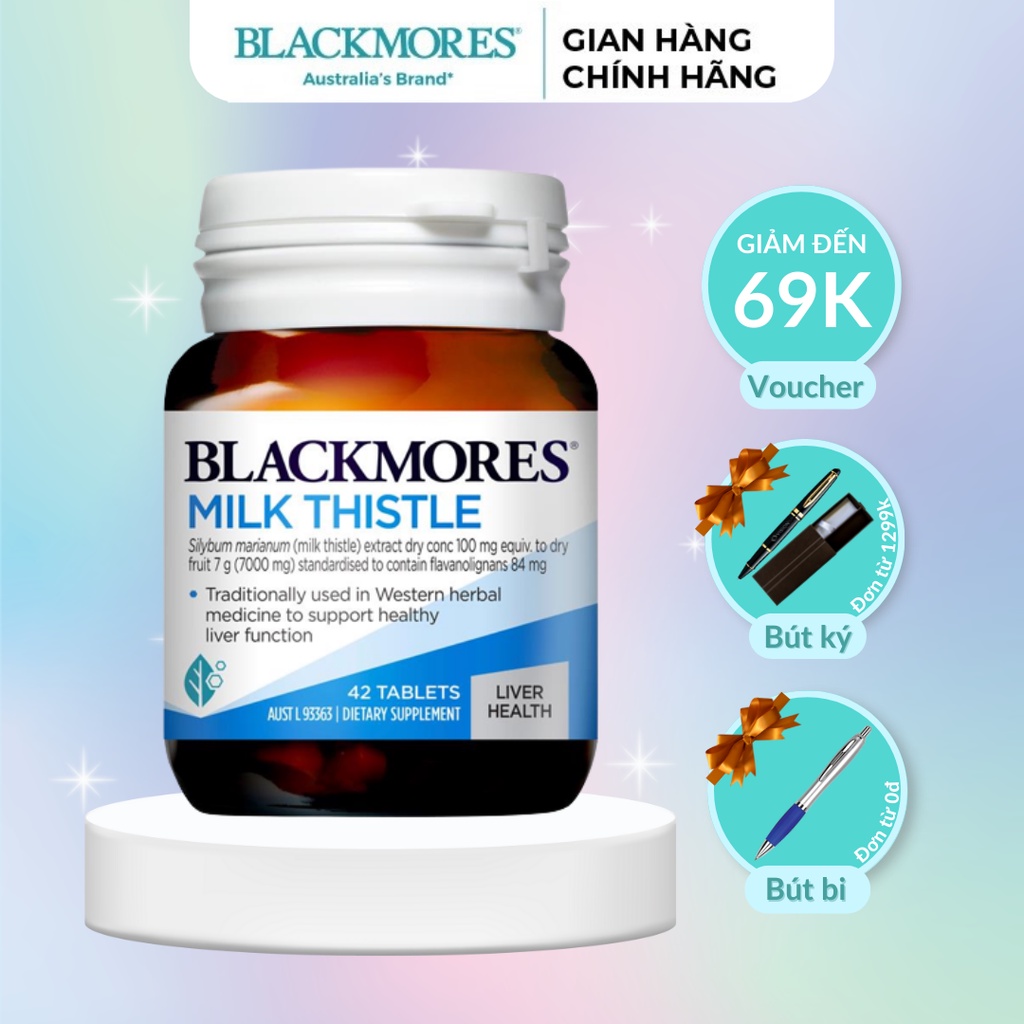 Viên uống giải độc gan - Blackmores Milk Thistle