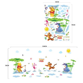 Decal Dán Tường Gấu Pooh Và Tigger