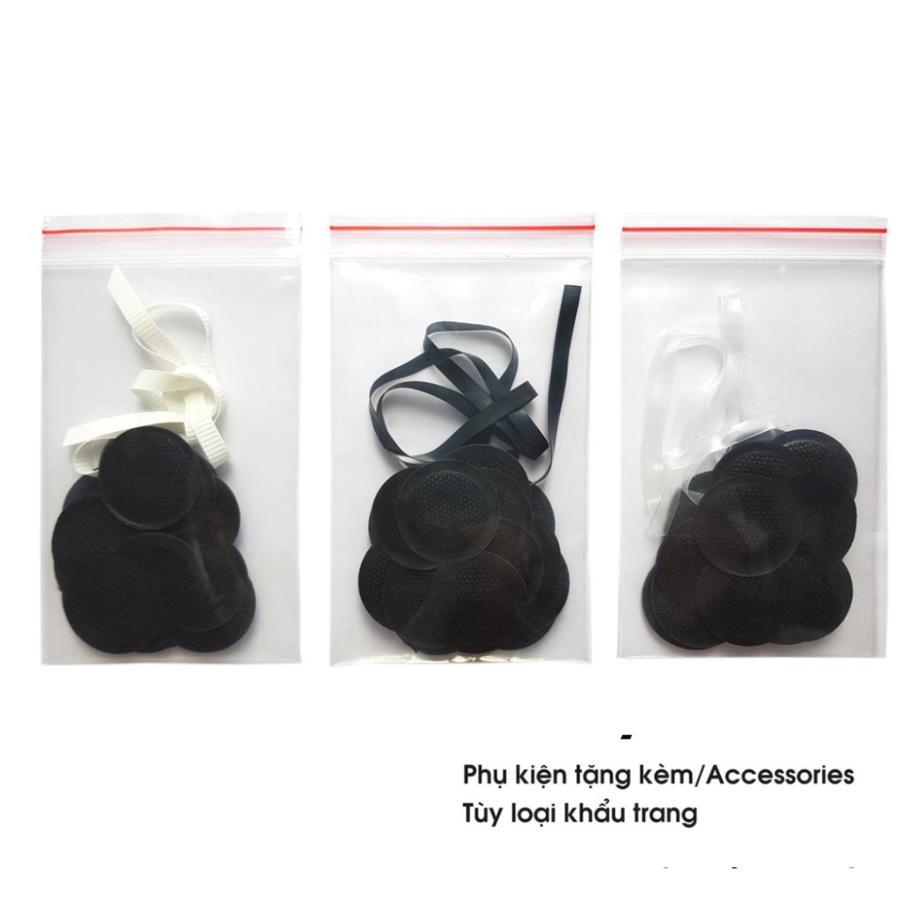 Khẩu trang nhựa đa năng 1Care Pro lọc bụi mịn PM5.0, kháng nước chống nắng 100%. Khẩu trang nhựa màu