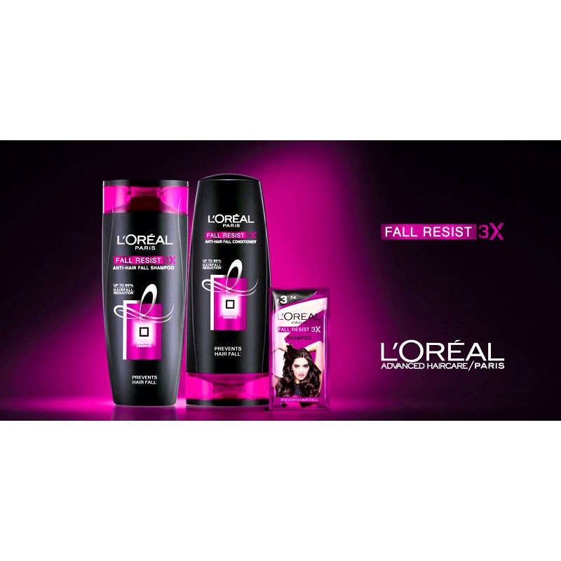 Dầu Gội, dầu xả L'Oréal Paris Elseve Fall Resist 3X