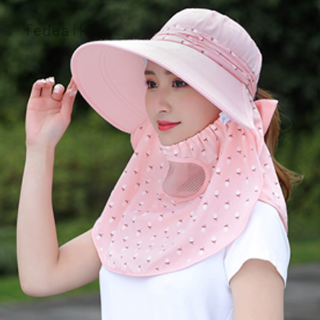 Nón Cotton Che Nắng Chống Tia UV/Nắng Có Thể Tháo Rời Thời Trang Cho Nam Nữ 50+