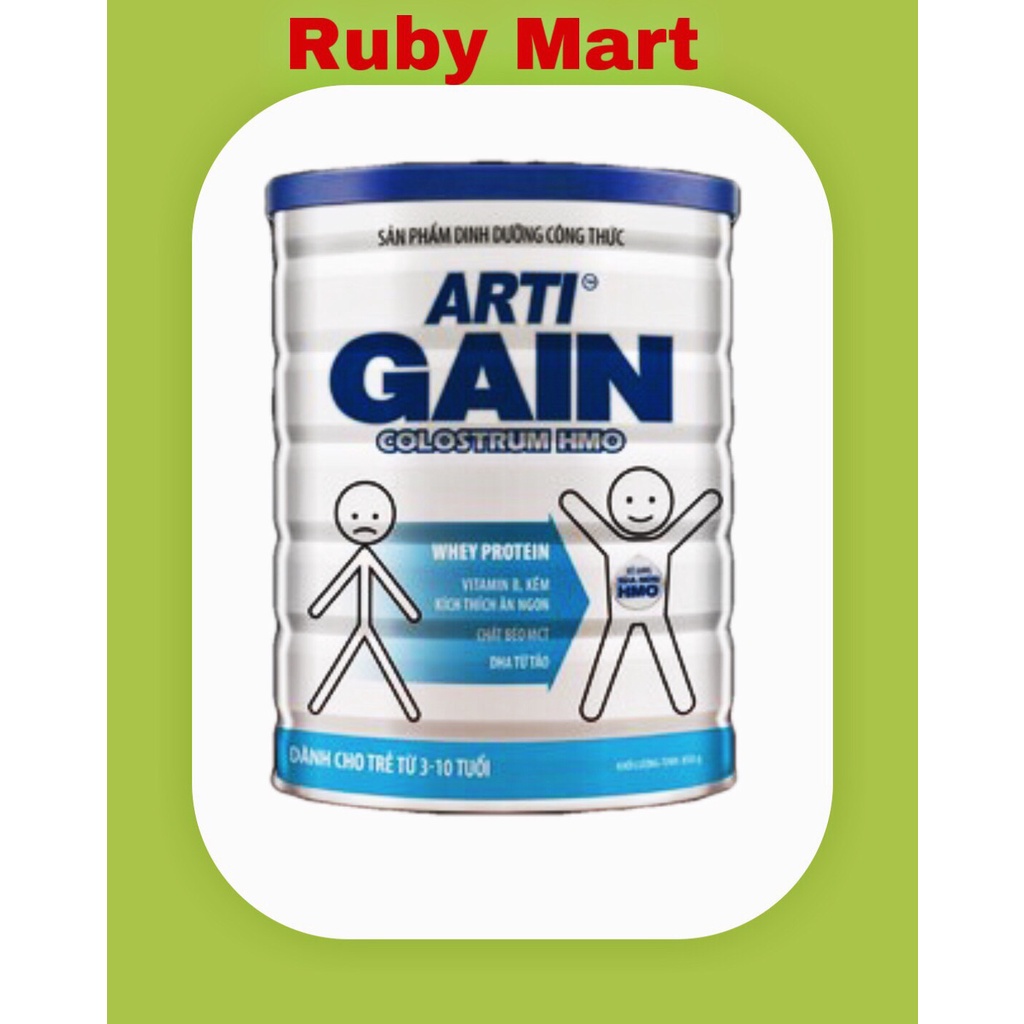 Sữa Bột Arti Gain 900g - Tăng cân hiệu quả cho trẻ gầy Dễ Uống