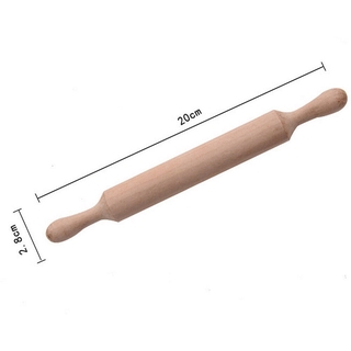 Thanh Cán Bột Bằng Gỗ Size 20cm