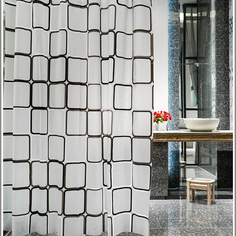 Rèm Cửa Peva Chống Thấm Nước Kèm Móc Treo Tiện Dụng