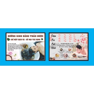 Tranh SPA dưỡng sinh khổ 40x60x2 tổng 2 tranh