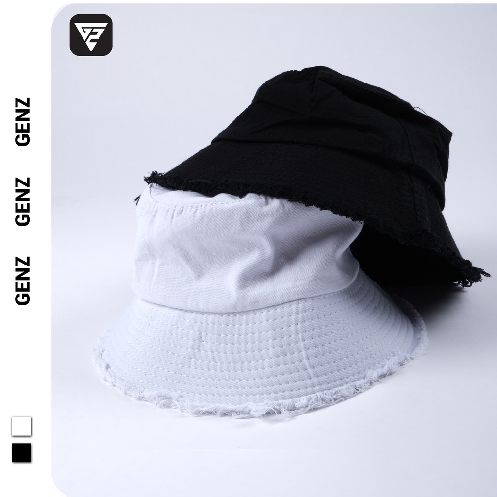 Mũ bucket vành nón cụp thêu logo GENZ nhiều màu phong cách Unisex phù hợp cả nam nữ
