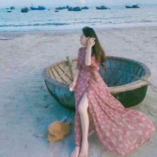 Váy maxi đi biển