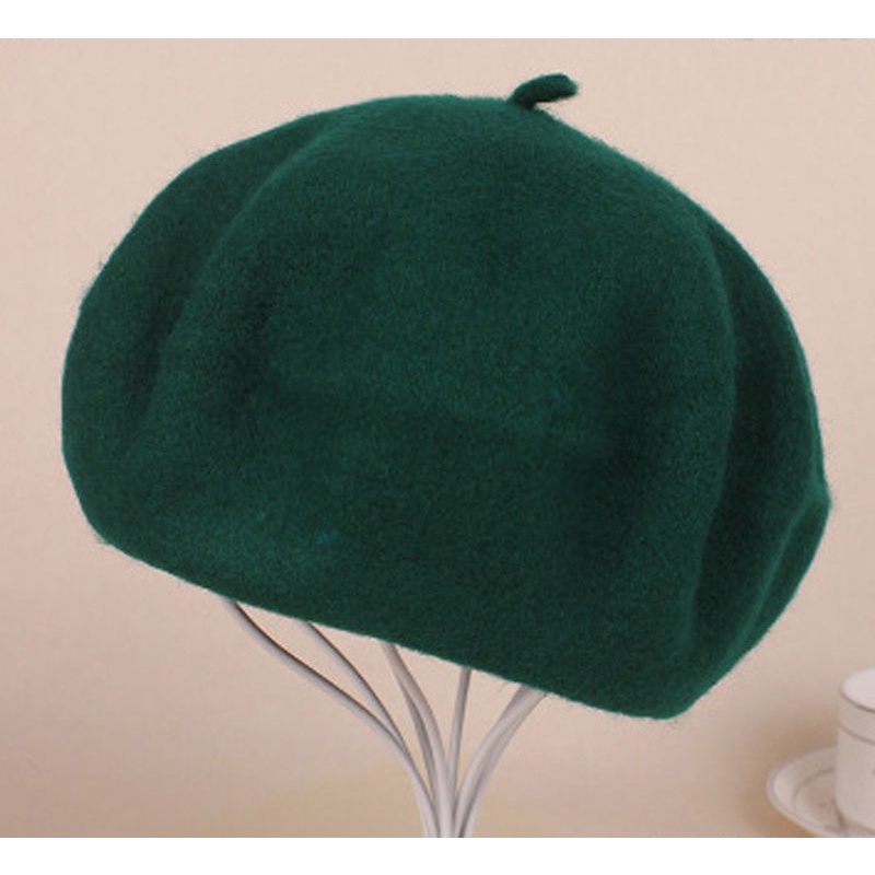 Mũ nồi vải len màu trơn phong cách trẻ trung cho nữ XOÀI STORE