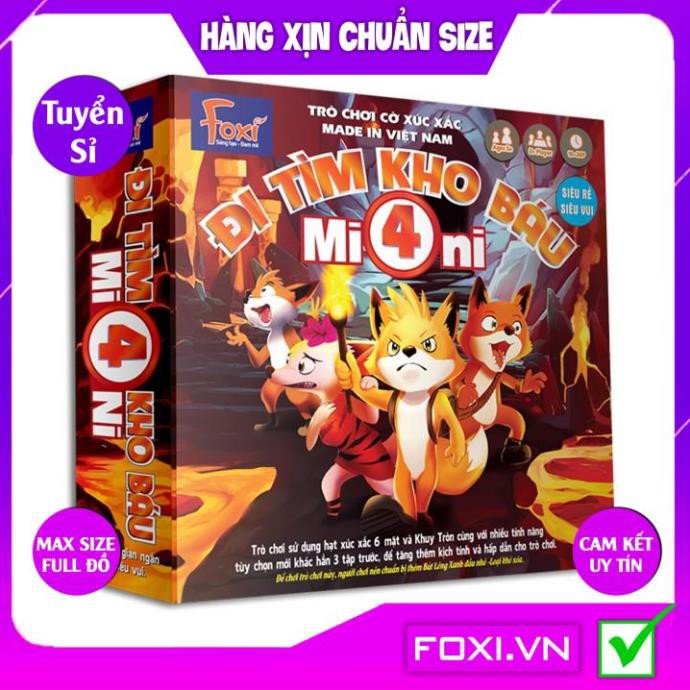 Board game-Đi tìm kho báu Mini 4-trò chơi phát triển khả năng nhớ-logic-suy luận-phán đoán-Rèn trí thông minh nhanh nhạy
