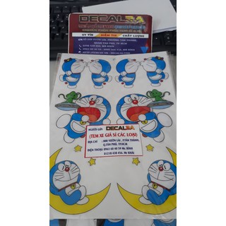 Sticker Doraemon đổ nổi
