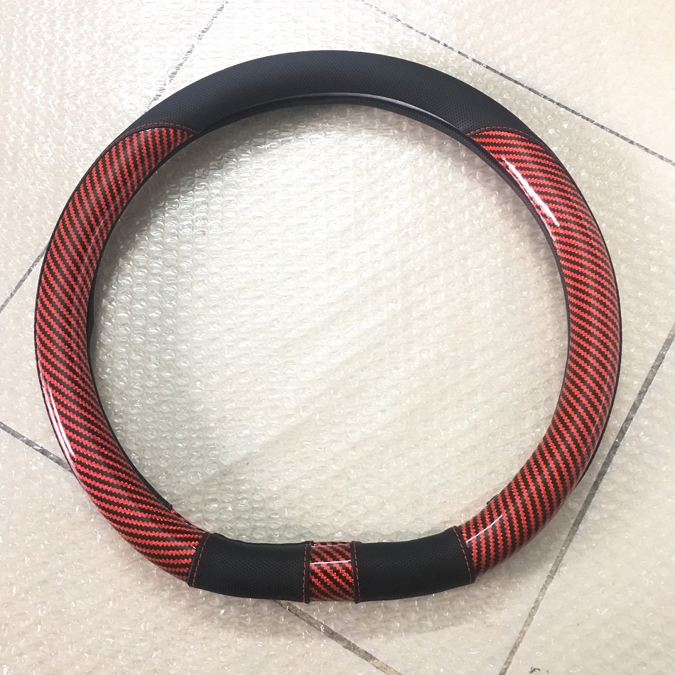 Seltos, Bọc vô lăng Dcut cho Kia Seltos 2020 2021 mẫu da carbon 3 màu tùy chọn