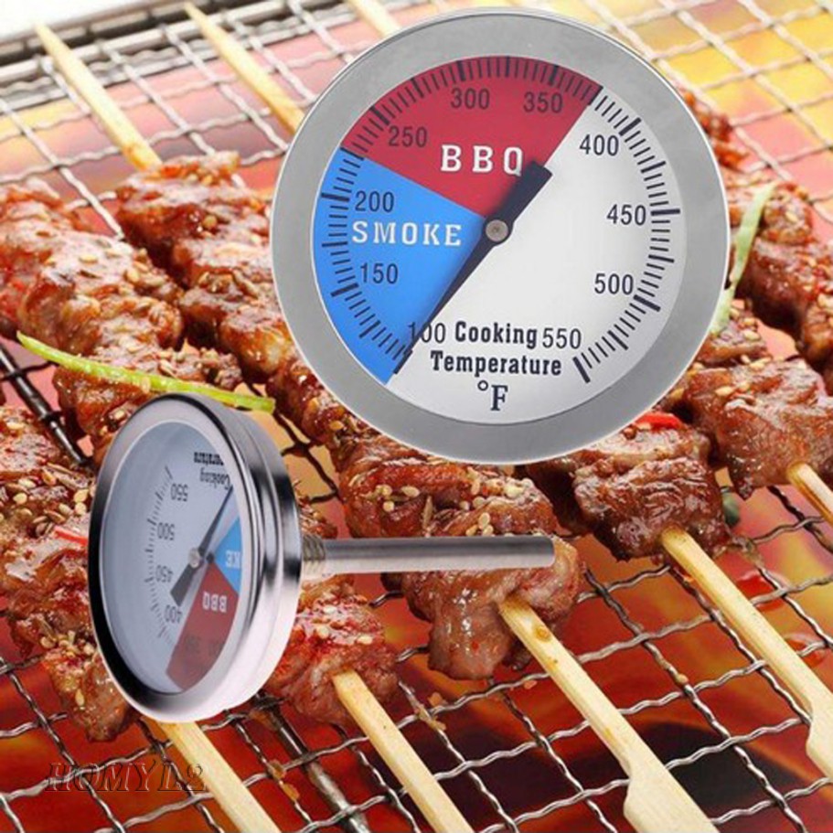 Set 2 Nhiệt Kế Đo Nhiệt Độ Lò Nướng Bbq Tiện Dụng