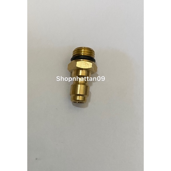 Đầu đực nối nhanh 1/4 inch - Nối súng phun với béc xịt rửa, bình phun bọt tuyết máy xịt rửa áp lực cao