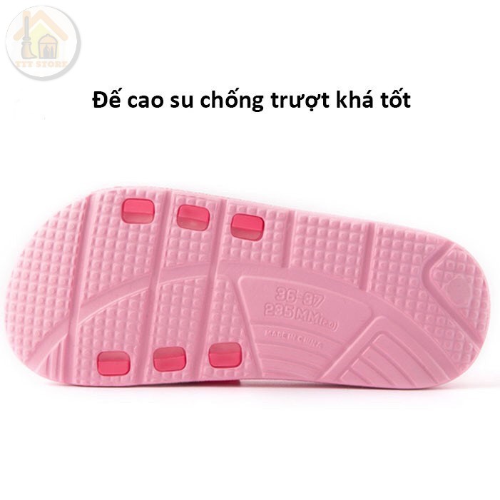 Dép nữ nam unisex quai ngang thời trang mang đi học, đi chơi đẹp cute cao cấp TINZ|Mã Huou