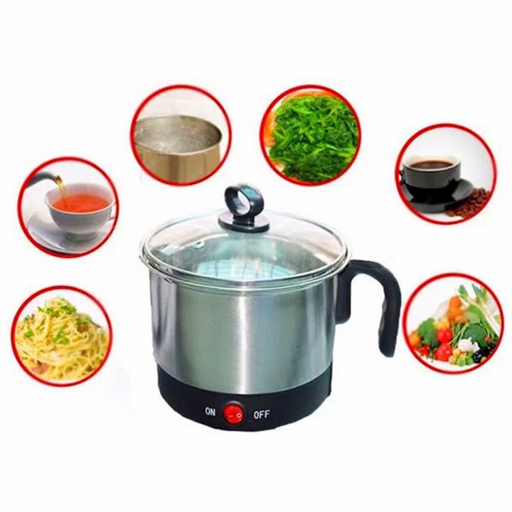 Ca nếu mì inox 1,6 lit - ca nấu mì mini