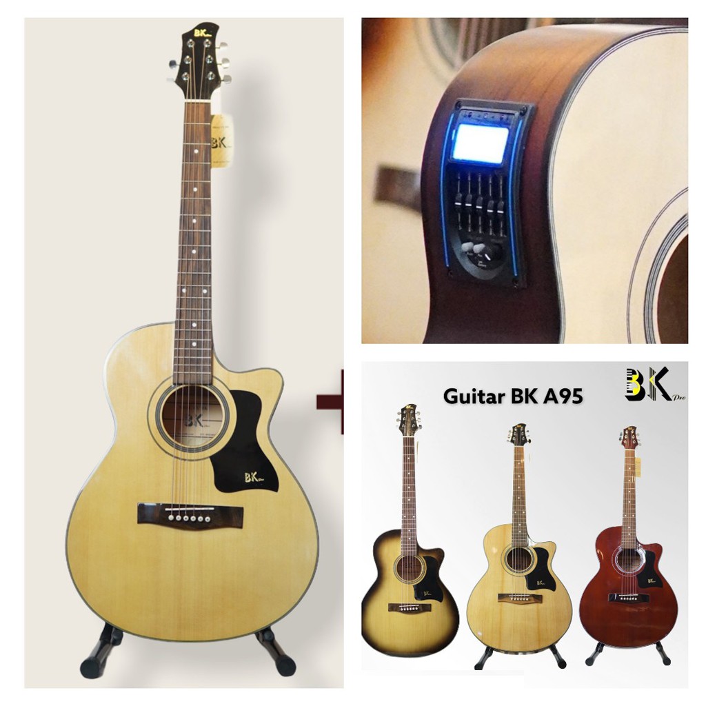 Đàn guitar acoustic cho người mới 2021 - âm thanh hay - Tặng Full phụ kiện đi theo đàn