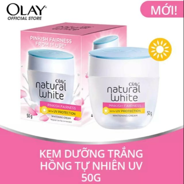 Kem dưỡng trắng Olay Natural White Pinkish Fairness 50g