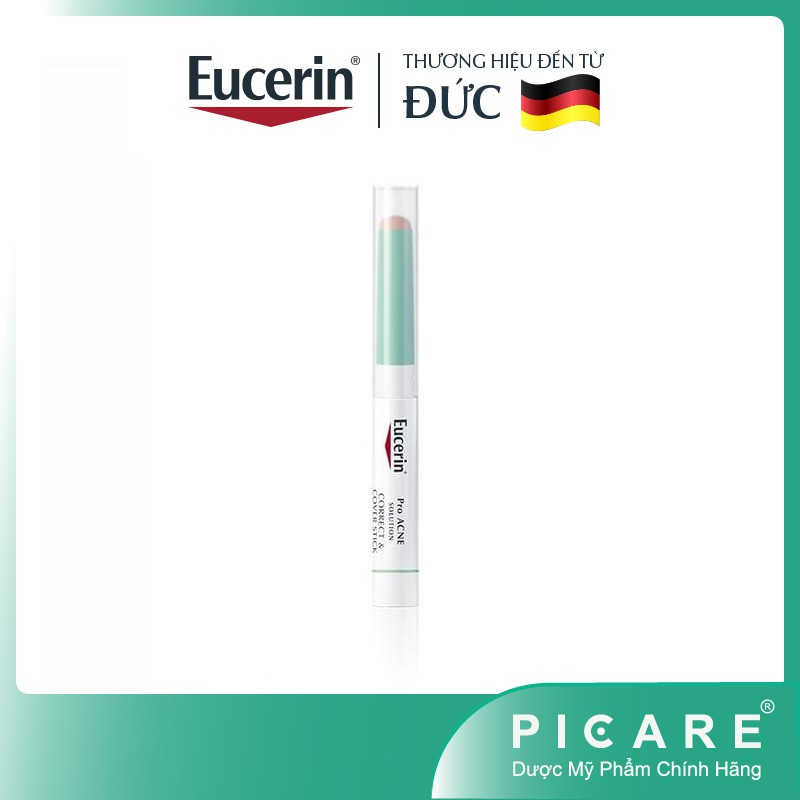 Bút che khuyết điểm giảm mụn Eucerin ProAcne Correct &amp; Cover Stick 2g - 88965