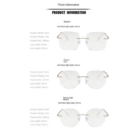 Mắt Kính Chống Bức Xạ Phong Cách Hàn Quốc Dành Cho Cả Nam Và Nữ