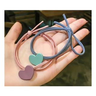 Dây Thun Cột Tóc Trái Tim Dễ Thương