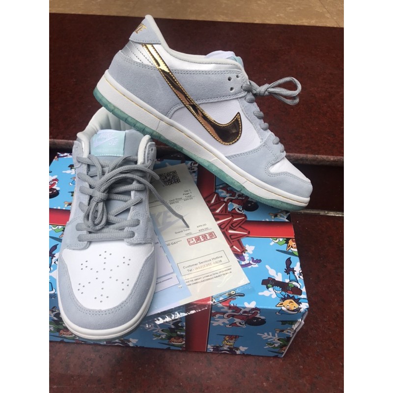 [Mã FAGREEN245 giảm tới 30K đơn 99K] Giày SB Dunk bông tuyết(Sean Cliver )